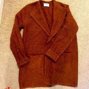 Rust Coat Cardigan